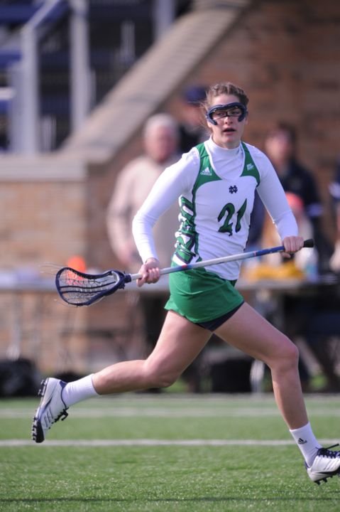 Senior McKenzie Brown was one of three Irish student-athletes to earn academic honors from the IWLCA.