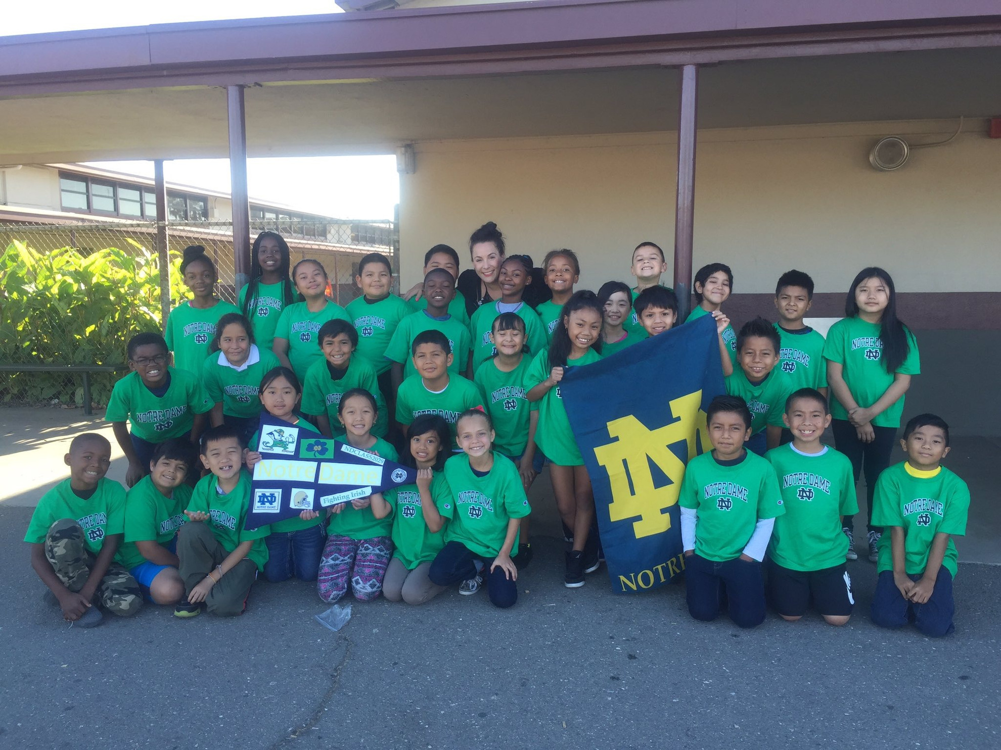 Here Come the (Future) Irish! Taylor Leadership Academy 4th grade class with their teacher Ms. Silva