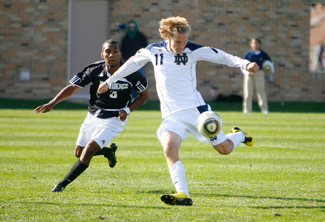 Fighting Irish Fall At West Virginia, 2-1 Senior forward Steven Perry netted two more goals on Sunday to up his team-best total to 12.
