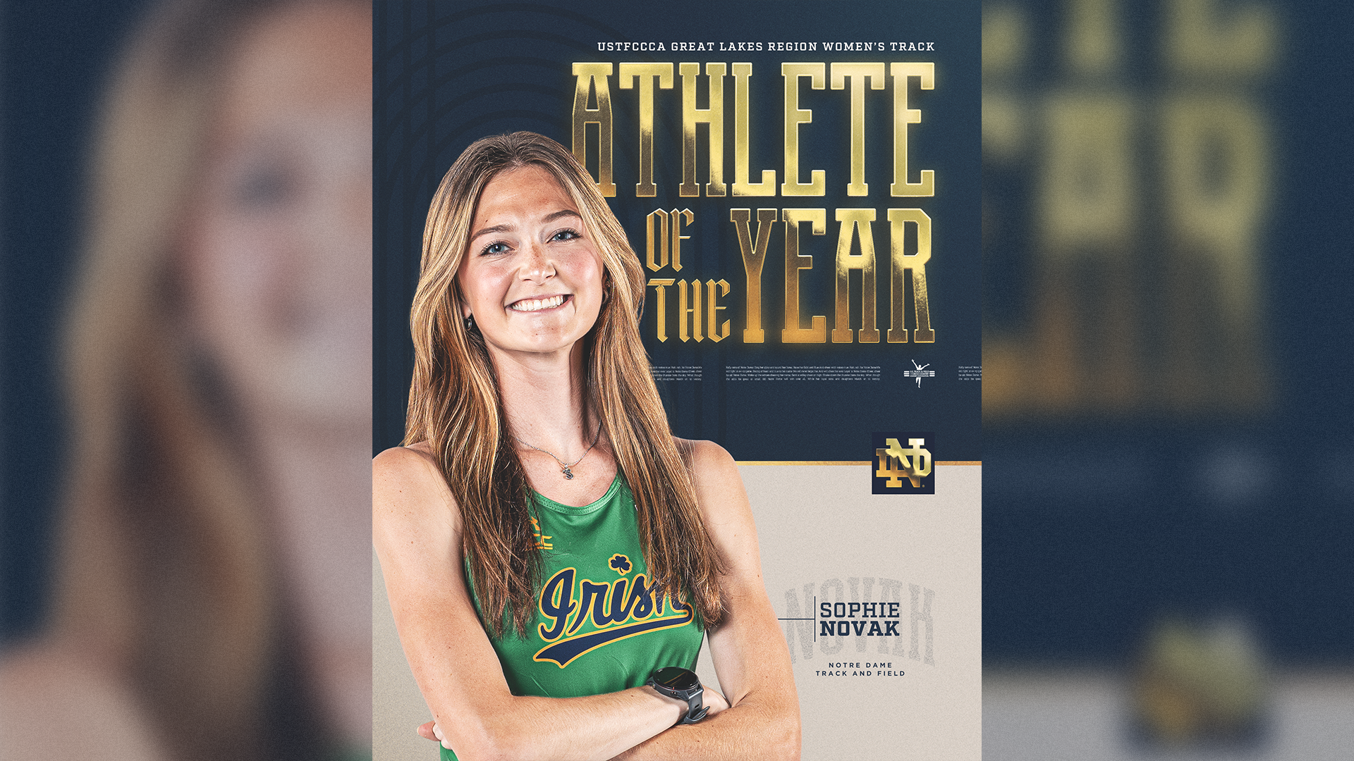 Novak Named USTFCCCA Great Lakes Region Women’s Track Athlete of the Year Novak Named USTFCCCA Great Lakes Region Women’s Track Athlete of the Year