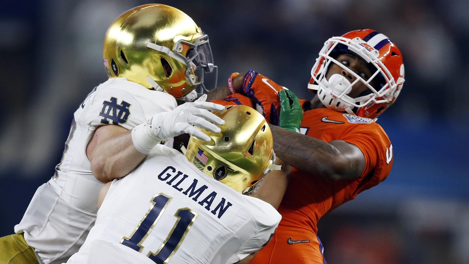 Season Comes to End for Upstart Irish NCAA Football: College Football Playoff Semifinal-Cotton Bowl-Notre Dame vs Clemson