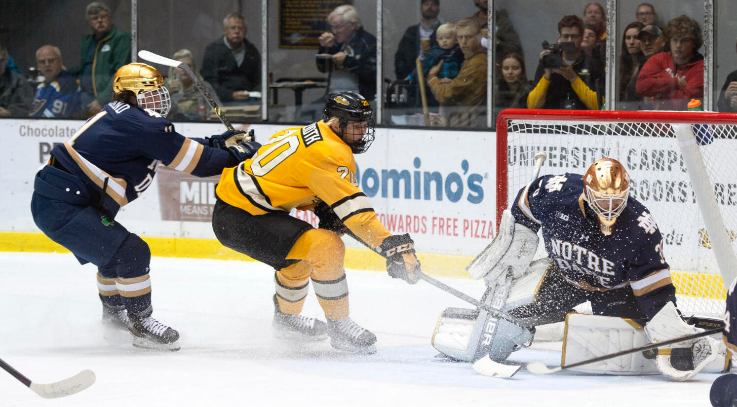 Burke Lifts Irish To 2-1 Overtime Win at Michigan Tech Burke Lifts Irish To 2-1 Overtime Win at Michigan Tech