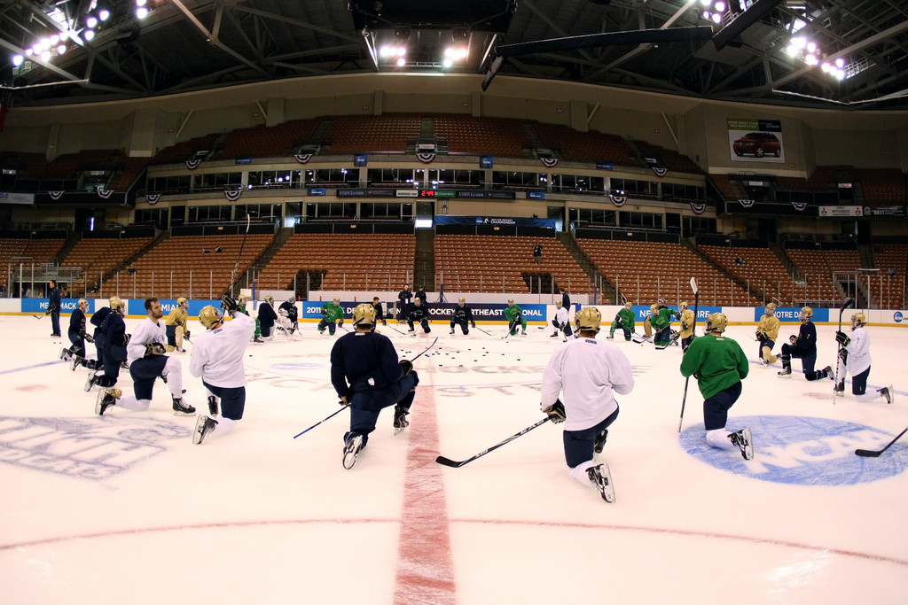 Notre Dame Hockey At The NCAA Hockey Northeast Regional
