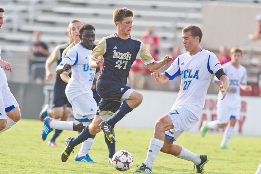 Sophomore midfielder Patrick Hodan is the first Irish men's soccer player to be named the ACC Player of the Week.