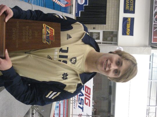 Senior Eric Lex was named the league's Most Outstanding Diver.