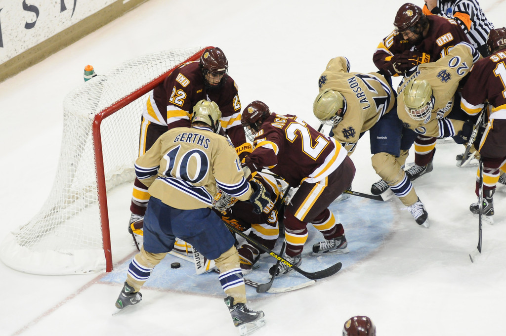 Notre Dame Men's Hockey vs Minnesota Duluth on 10-19-2012