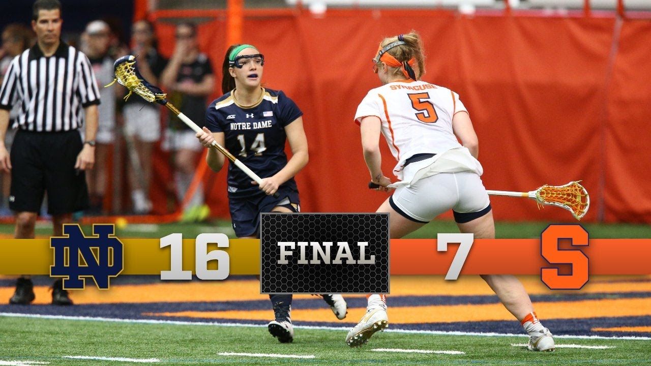 Highlights - Notre Dame Women's Lacrosse vs. Syracuse