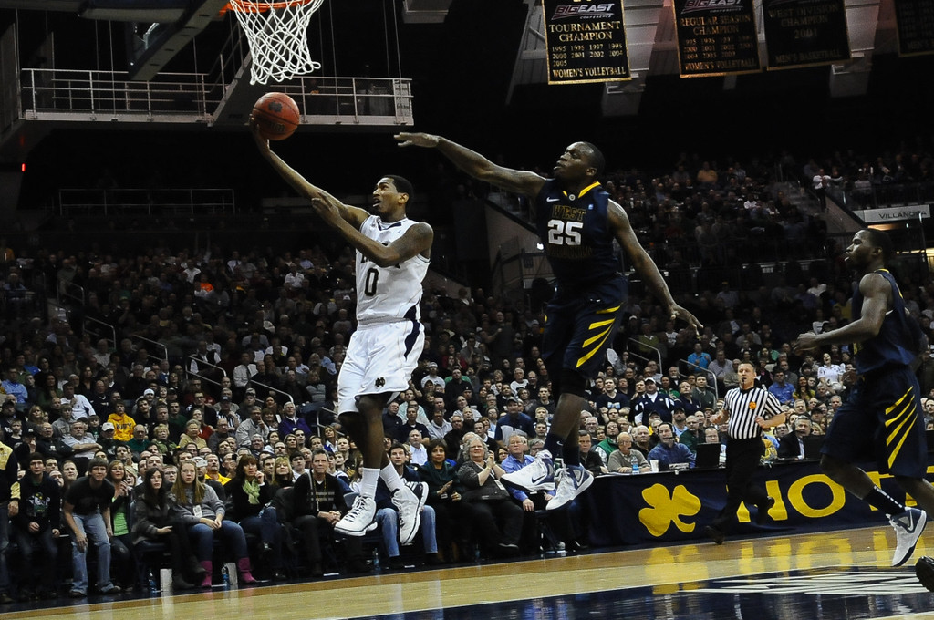Notre Dame Men's Basketball vs West Virginia on February 22nd, 2011