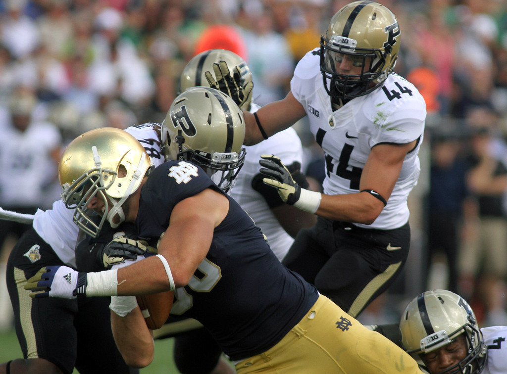 Brindza Kicks No. 22 Notre Dame Past Purdue 20-17 (AP)