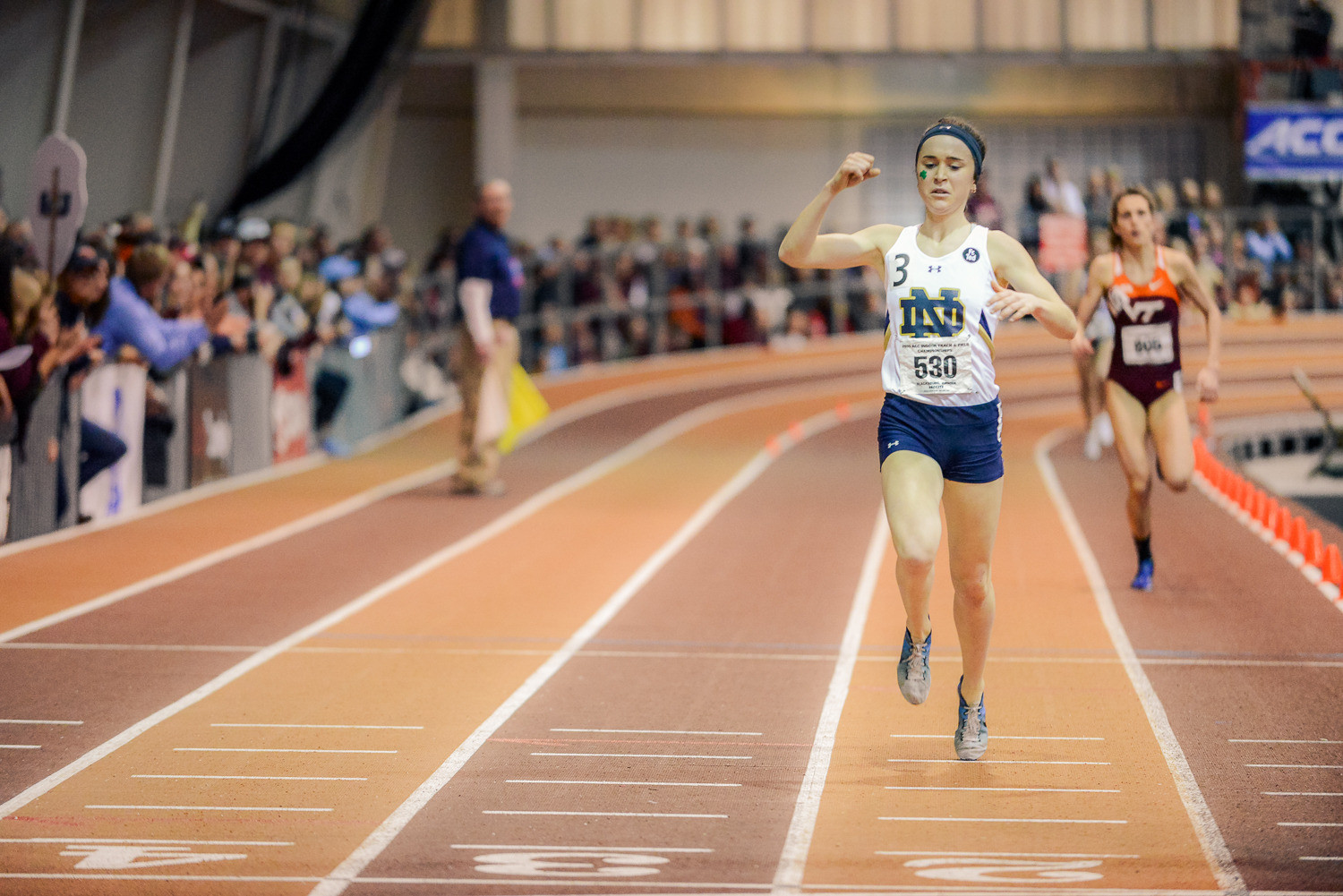 Seidel Paces Irish Women On Day 1 At ACCs 2015 Indoor Track and Field Championship