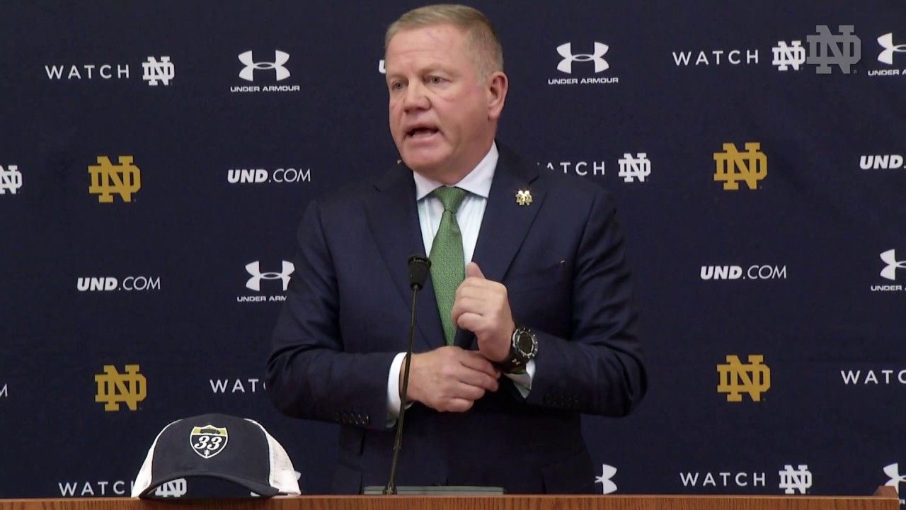 @NDFootball Brian Kelly Press Conference - Miami (2017)