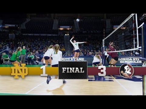 Top Moments - Notre Dame Volleyball vs. Florida State