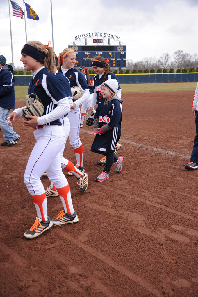 Notre Dame vs. Rutgers (Strikeout Cancer), 4-13-13 (Mike Bennett)