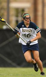 Sophomore defender Becky Ranck was one of two Notre Dame players selected to the NCAA all-tournament team along with senior Crysti Foote
