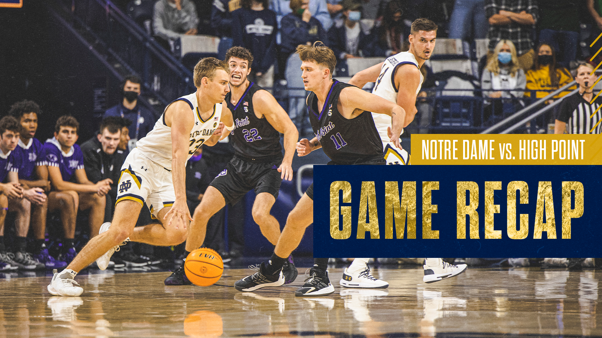 Irish Defense Earns 70-61 Victory Over High Point Irish Defense Earns 70-61 Victory Over High Point