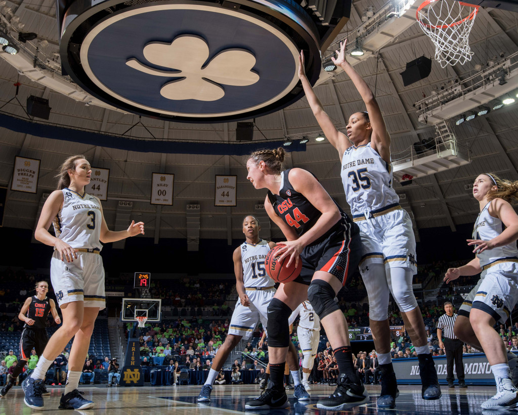 Notre Dame vs. Oregon State, 62-61