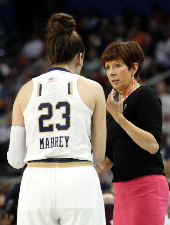 Led by the patient, steady hand of head coach Muffet McGraw and growing leadership from junior guard/tri-captain Michaela Mabrey, Notre Dame finds itself in the NCAA national championship game for the fourth time in five seasons.
