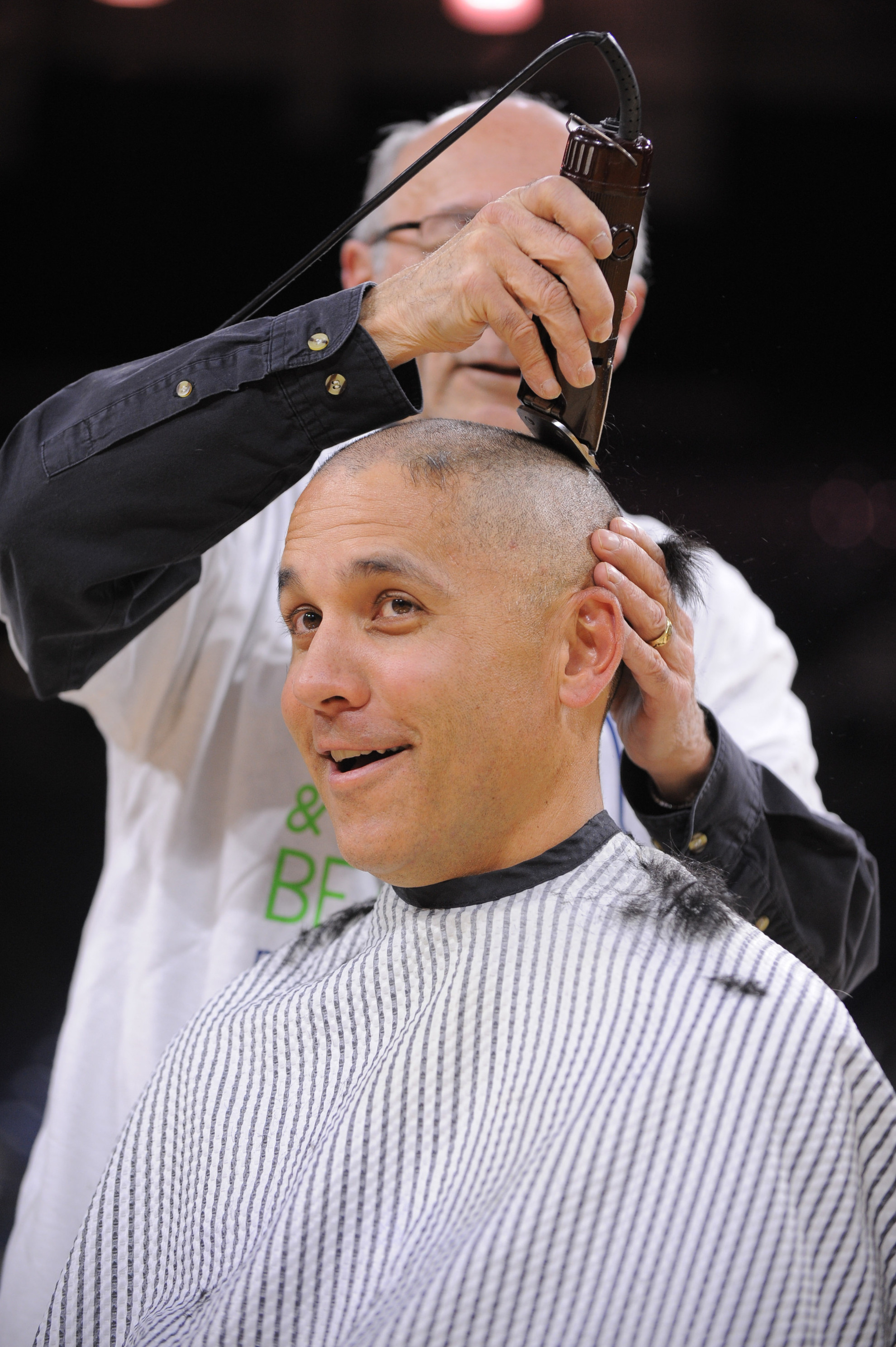 Baseball Aims To Raise $20,000 For Fight Against Pediatric Cancer Head coach Mik Aoki and his players and staff had their heads shaved Tuesday night to raise money in the fight against pediatric cancer.