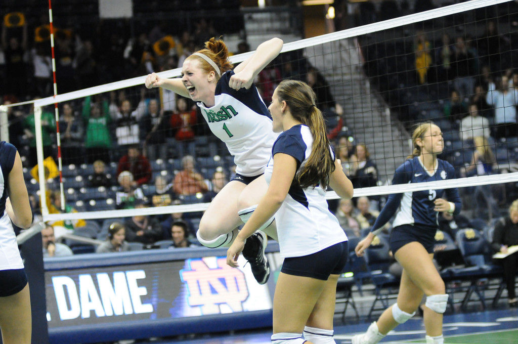 Notre Dame Volleyball vs UCONN on 10-06-2012