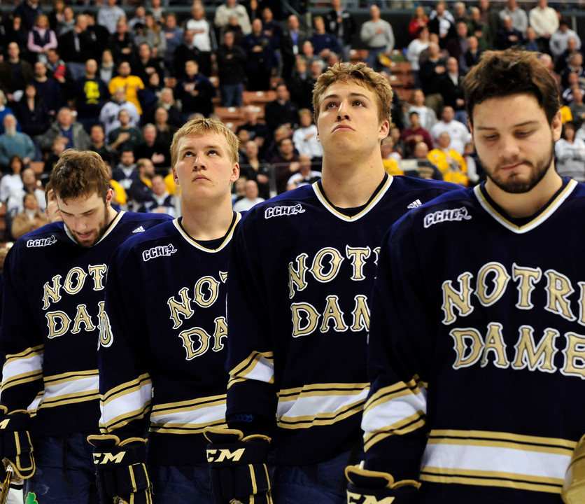 Lee's OT Goal Pushes Irish Past Merrimack in NCAAs (AP)