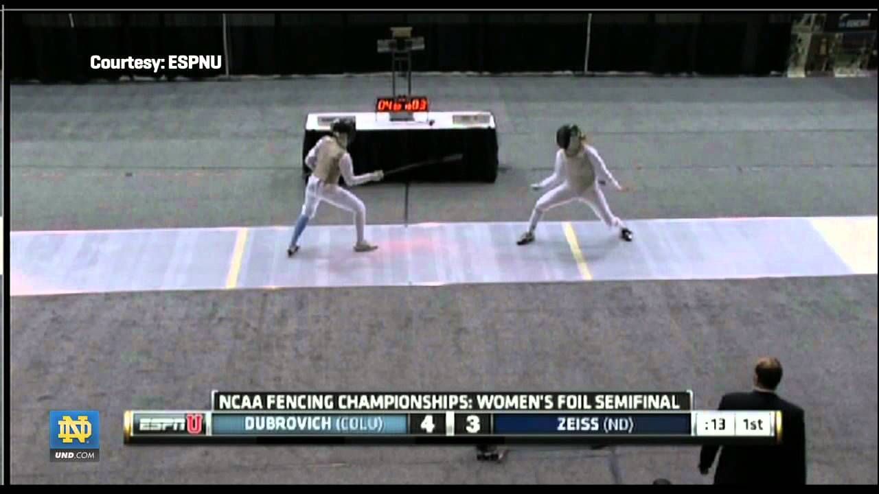 Madison Zeiss, All-American - Notre Dame Fencing