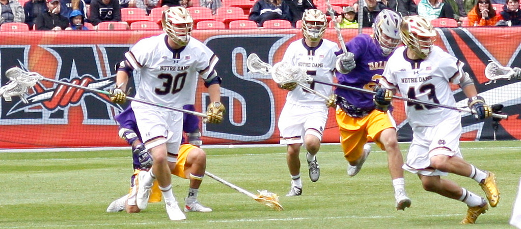Notre Dame NCAA lacrosse vs. Albany (photos by Pete LaFleur)
