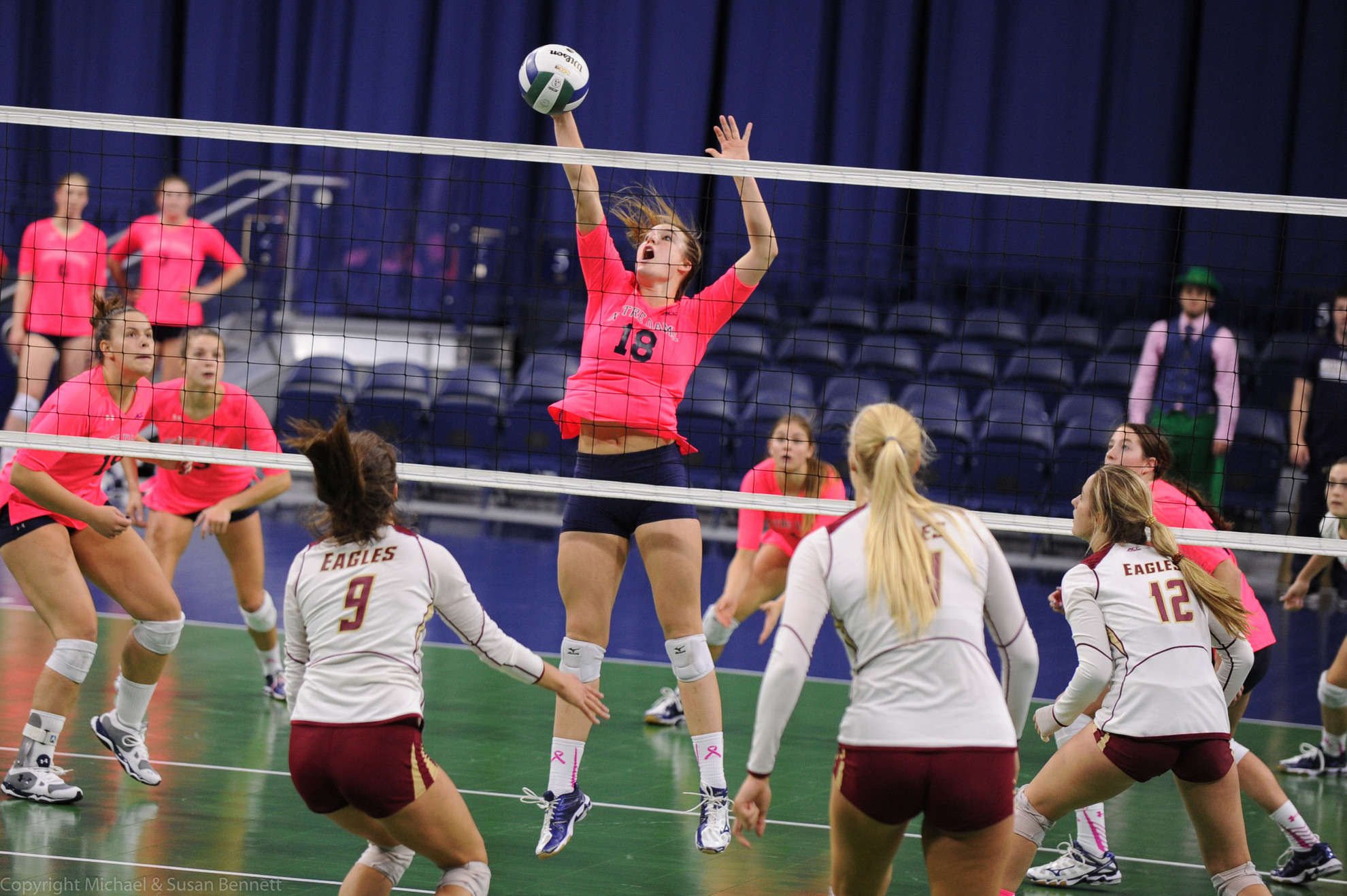 Volleyball Travels To “The Mother Of States” For Two ACC Matches Sophomore Katie Higgins