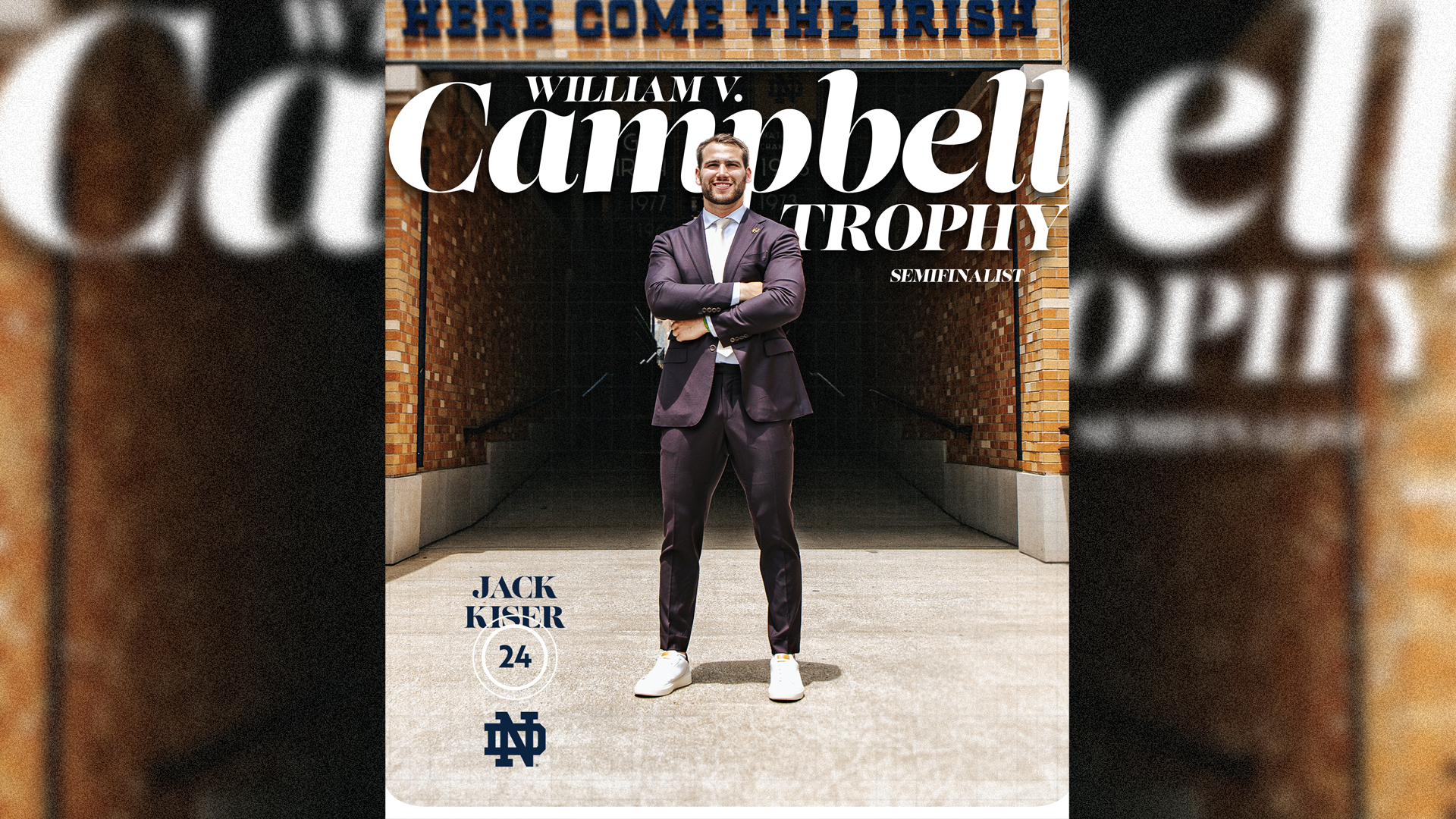 Kiser Named Campbell Trophy Semifinalist Kiser Named Campbell Trophy Semifinalist