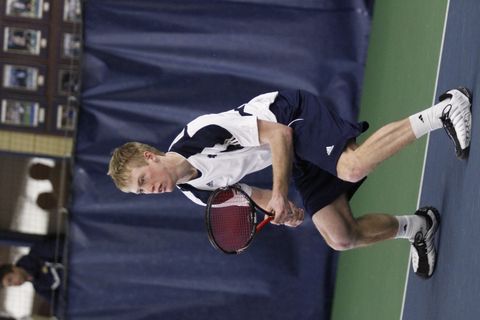 Senior Casey Watt won at No. 1 singles against No. 71 Vasko Mladenov, 6-3, 6-4, on Sunday.