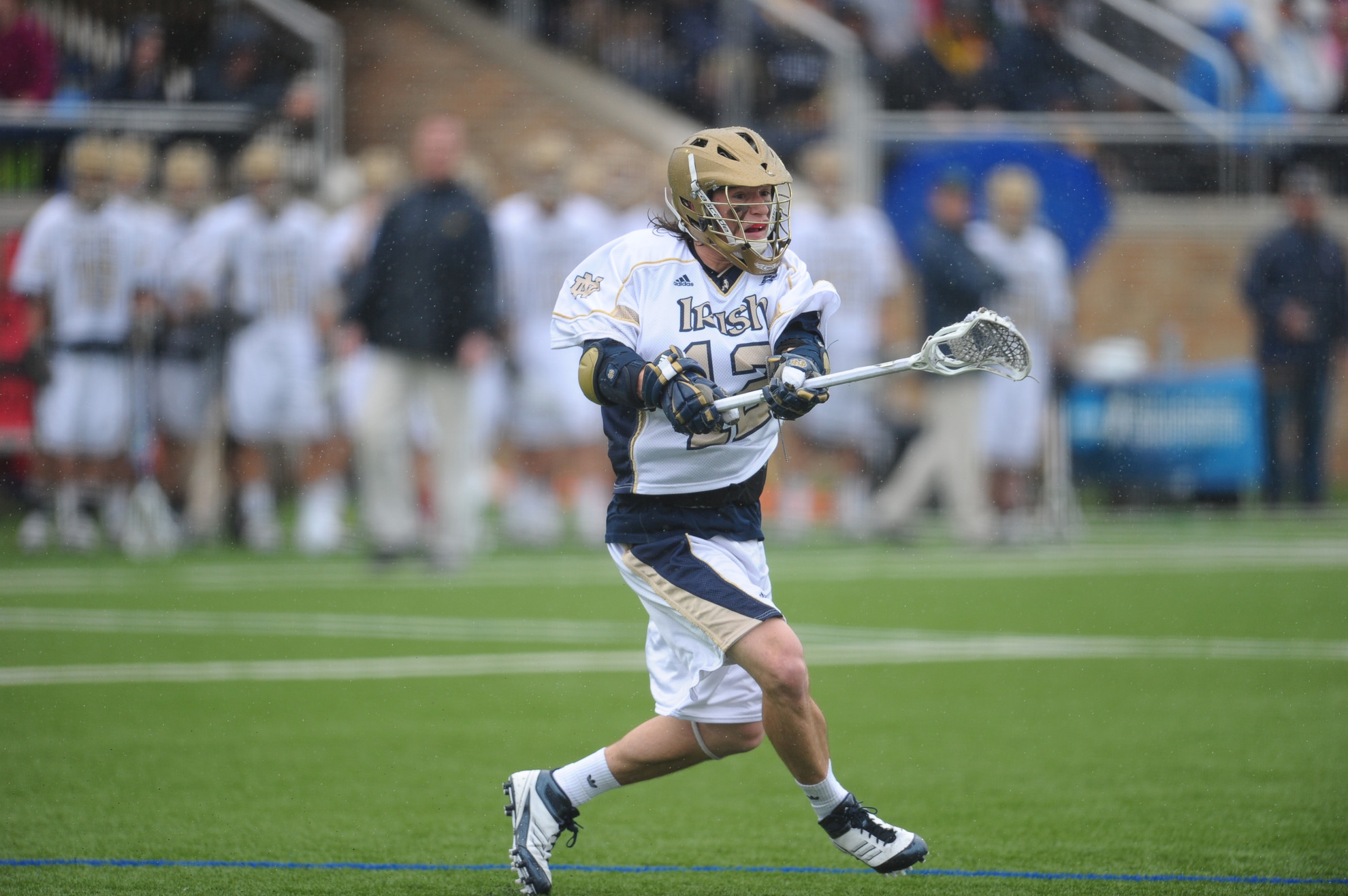 No. 4 Notre Dame Falls To No. 5 Duke 7-5 In NCAA Quarterfinals Freshman attackman Westy Hopkins notched a hat trick for the Irish.