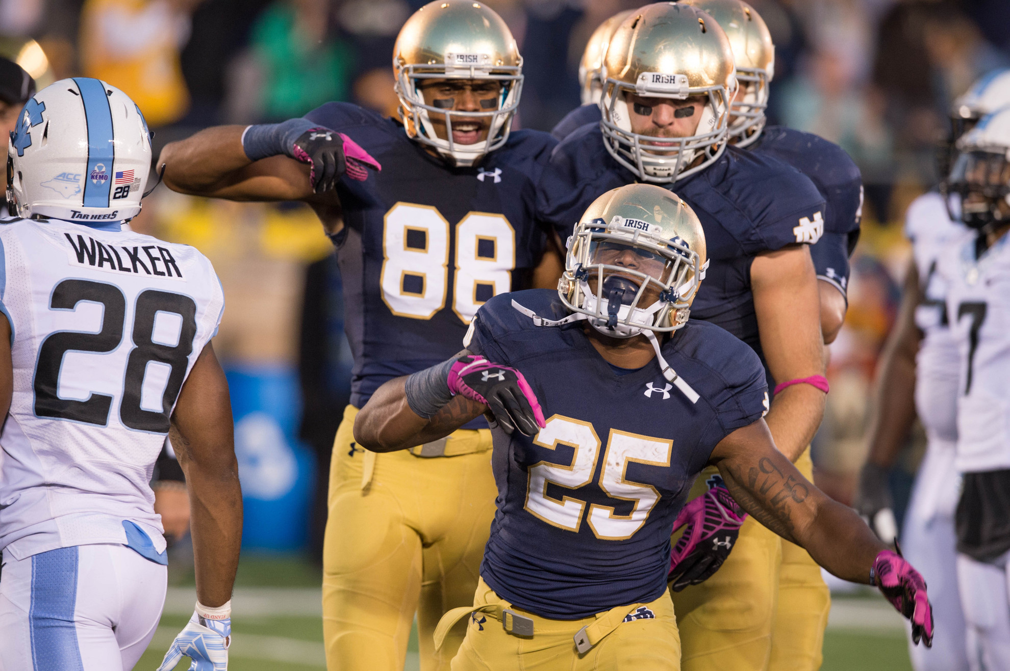 #5 Notre Dame Vs. #2 Florida State Game Notes Notre Dame is ranked No. 5 in both the Associated Press and Amway Coaches' polls. Florida State is ranked No. 2 in both polls.