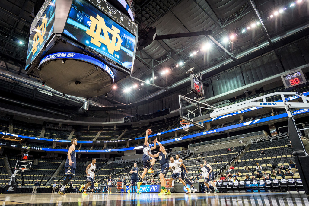 Men's Basketball NCAA Tournament Practice