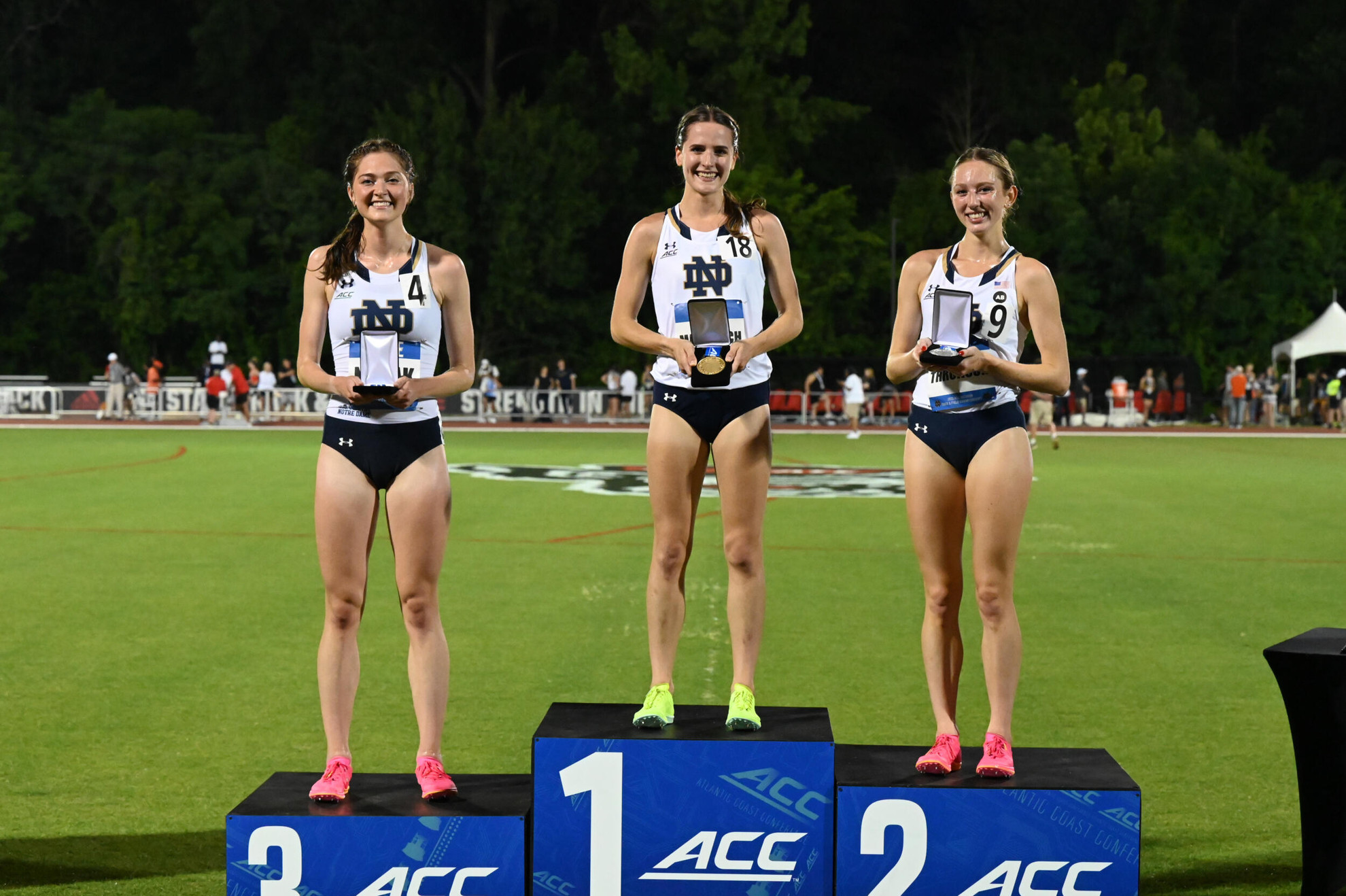 Irish sweep ACC women’s steeple, Shoaf wins shot put Irish sweep ACC women’s steeple, Shoaf wins shot put