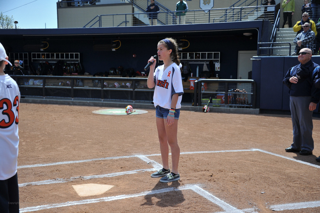 2014 Notre Dame Strikeout Cancer Doubleheader