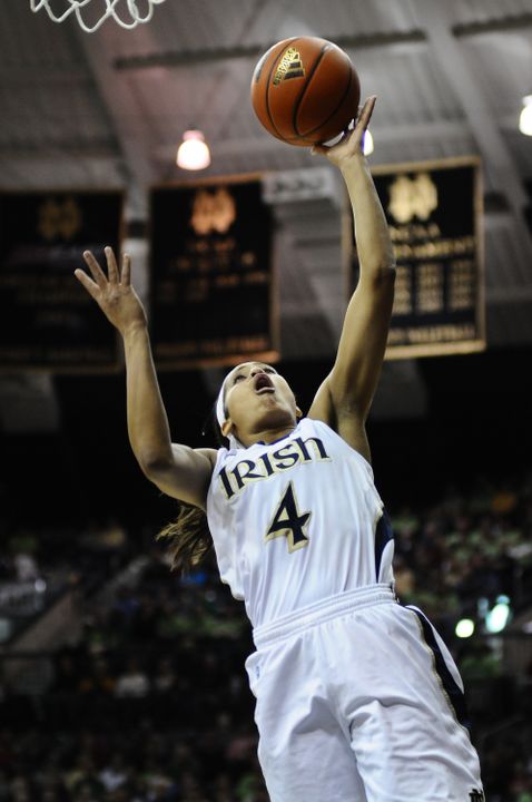 Notre Dame junior guard Skylar Diggins is the first Fighting Irish player since 2001 to earn Associated Press first-team All-America recognition, the AP announced Tuesday.