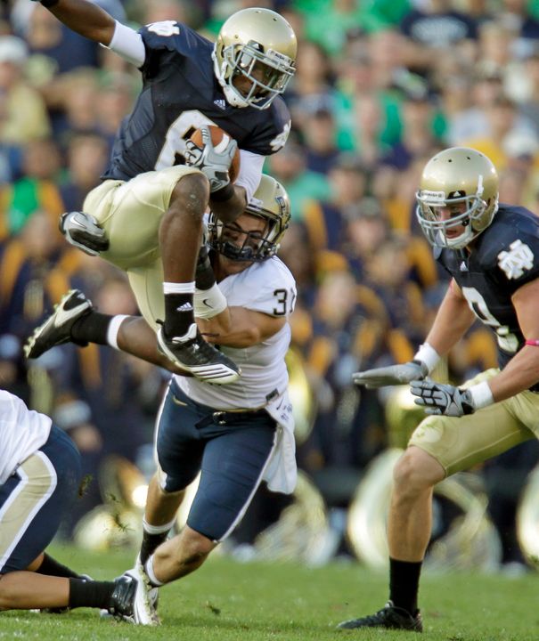 Irish WR Theo Riddick is hoping to become a big play threat for Notre Dame in 2011.