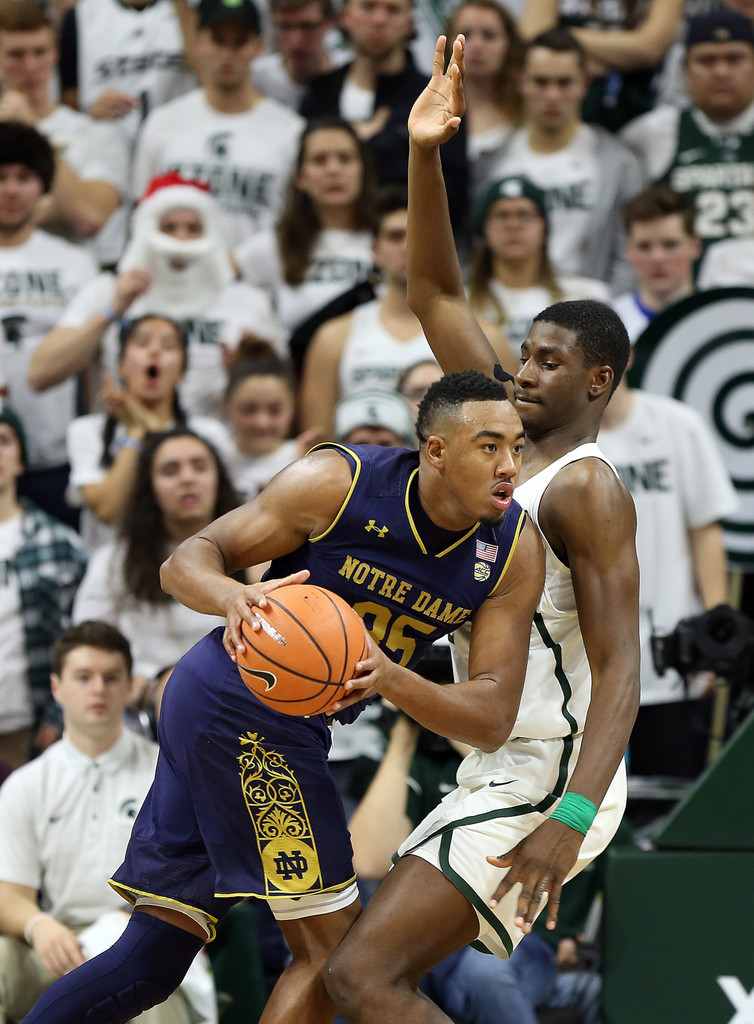 ND Men's Basketball at Michigan State (USATSI)