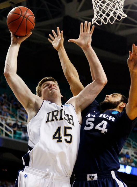 Jack Cooley and the Irish will open up the 2012-13 campaign at home on Saturday afternoon (Nov. 10)