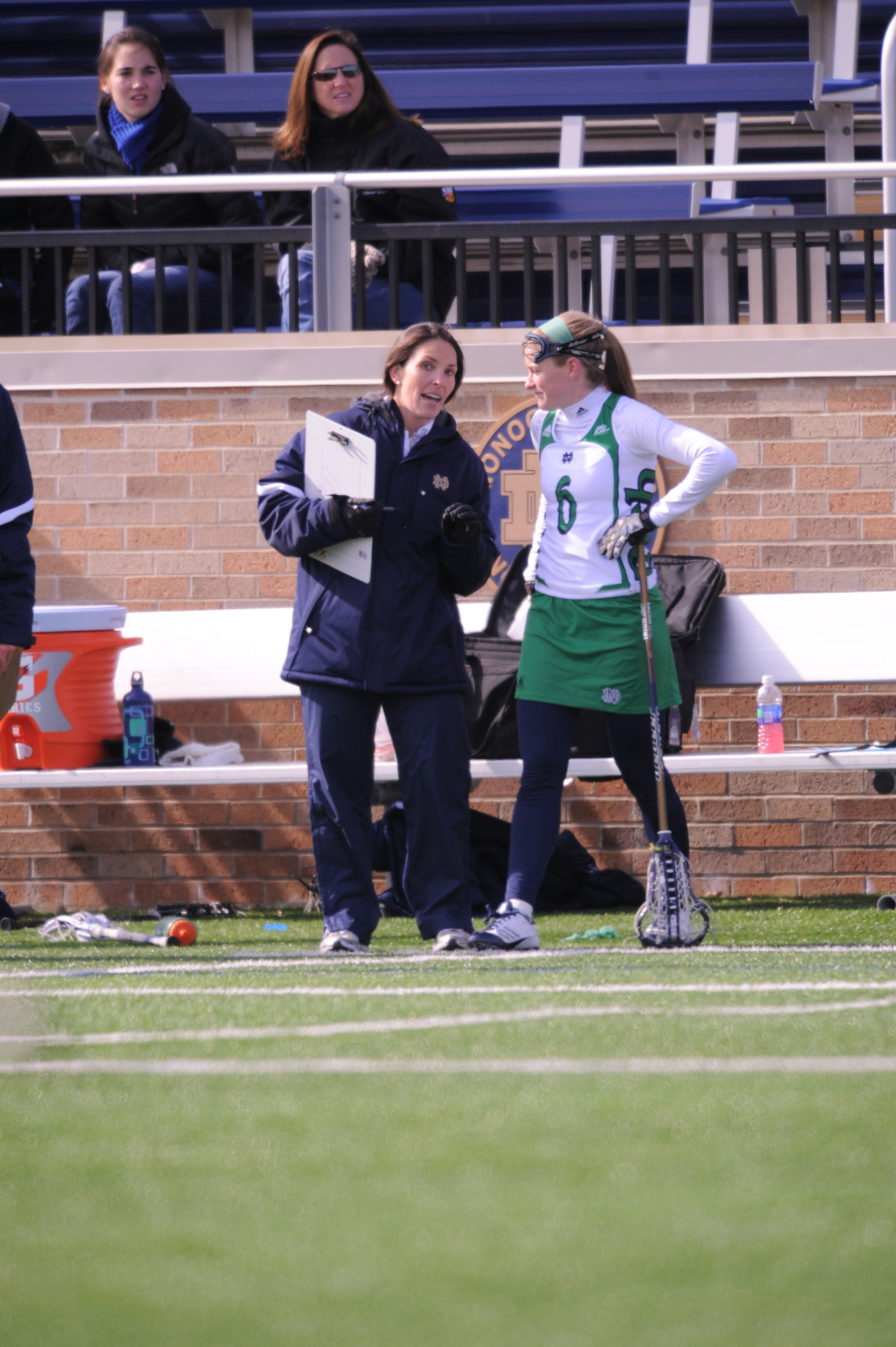 Second Annual Lax For The Cure Scheduled Head coach Christine Halfpenny and her Fighting Irish will participate in the second annual Lax for the Cure game against Cincinnati on April 28.