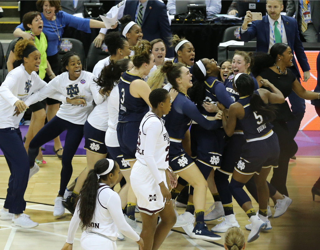 NCAA National Championship: ND WBB 61, Mississippi State 58 (USATSI)
