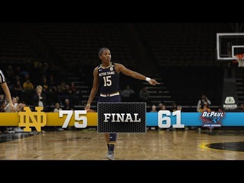 Notre Dame Women's Basketball Highlights vs. DePaul