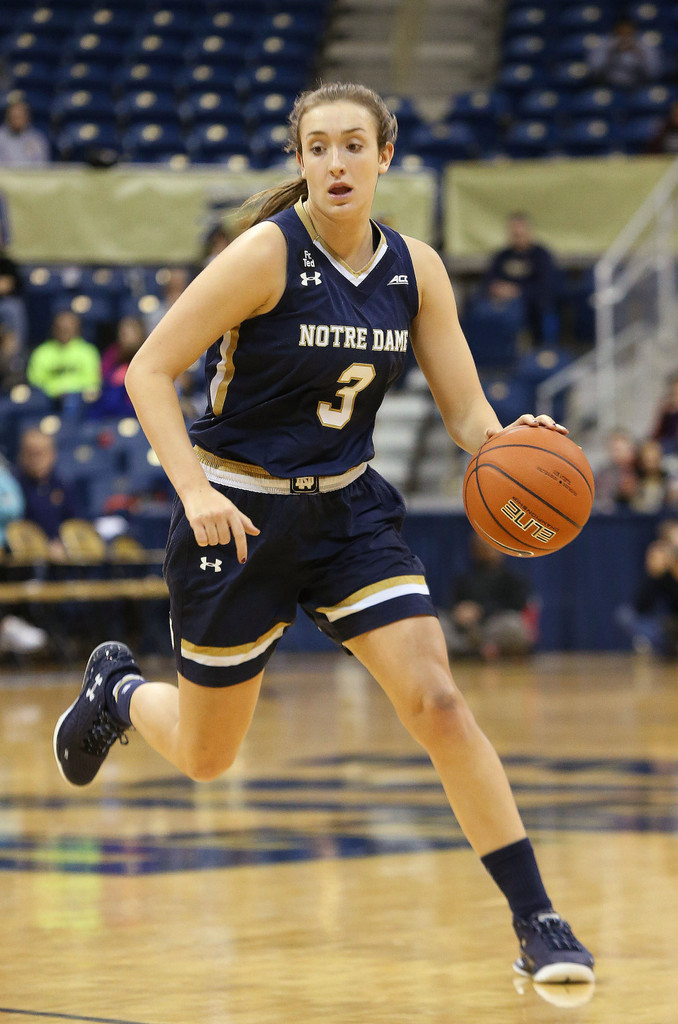 #3 Irish Top Pittsburgh, 65-55, for Muffet McGraw's 800th