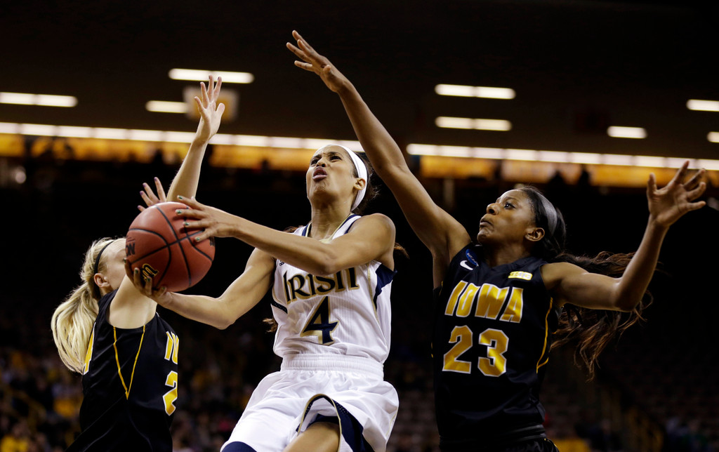 #2 Irish Overpower Iowa To Reach Sweet 16 (AP)