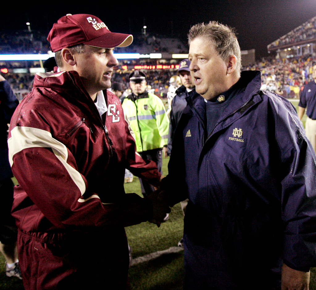 Notre Dame vs. Boston College, 11/08/08