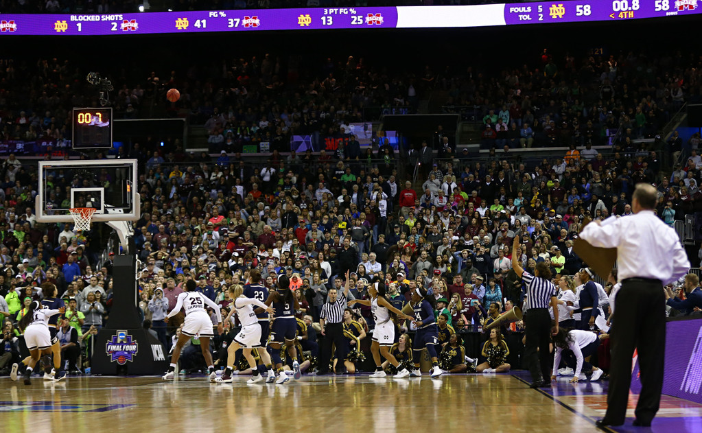 NCAA National Championship: ND WBB 61, Mississippi State 58 (USATSI)
