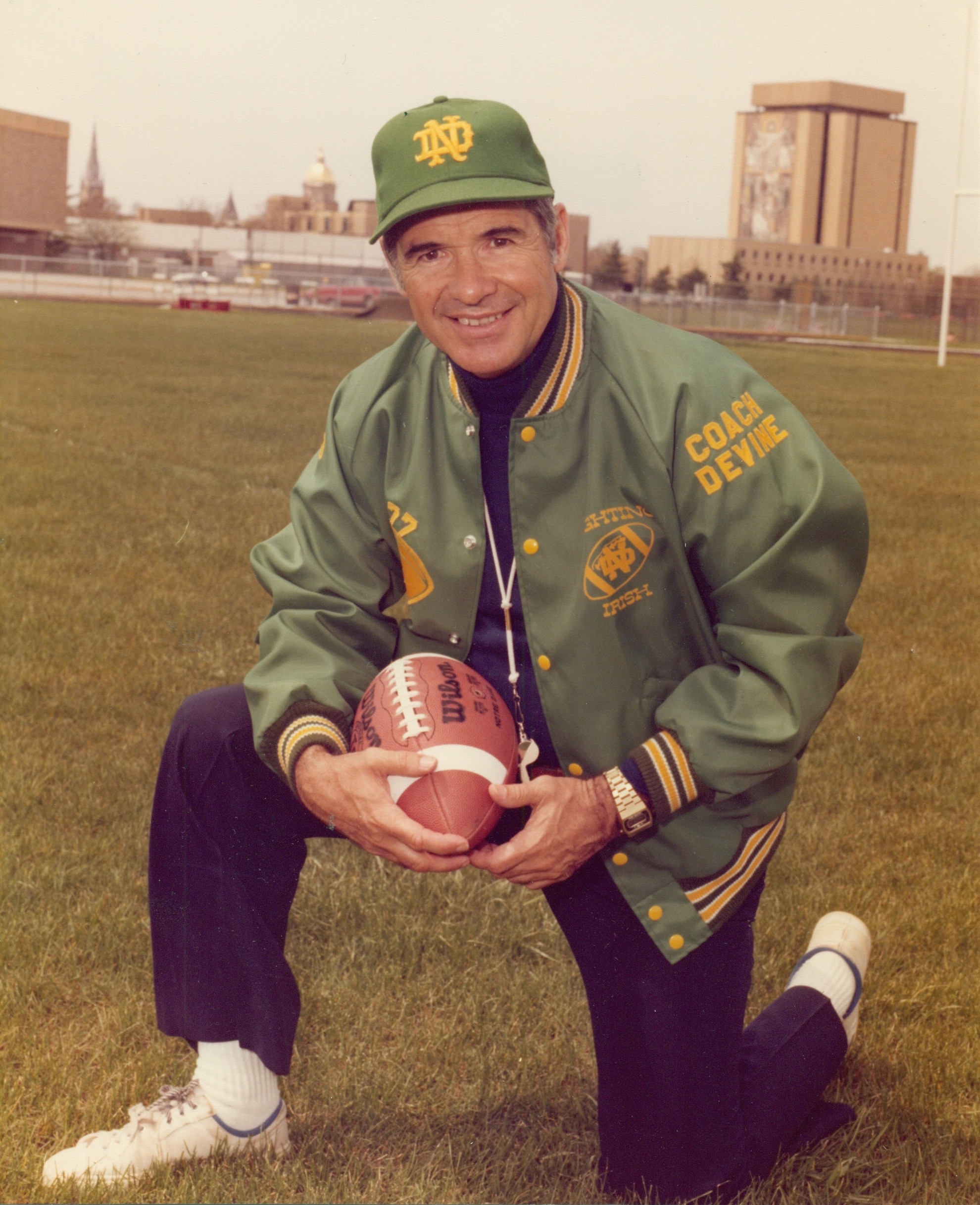 Notre Dame-Boston College: The Original Dan Devine guided the Irish to an 8-3 record during his inaugural season as Notre Dame’s head coach in 1975.