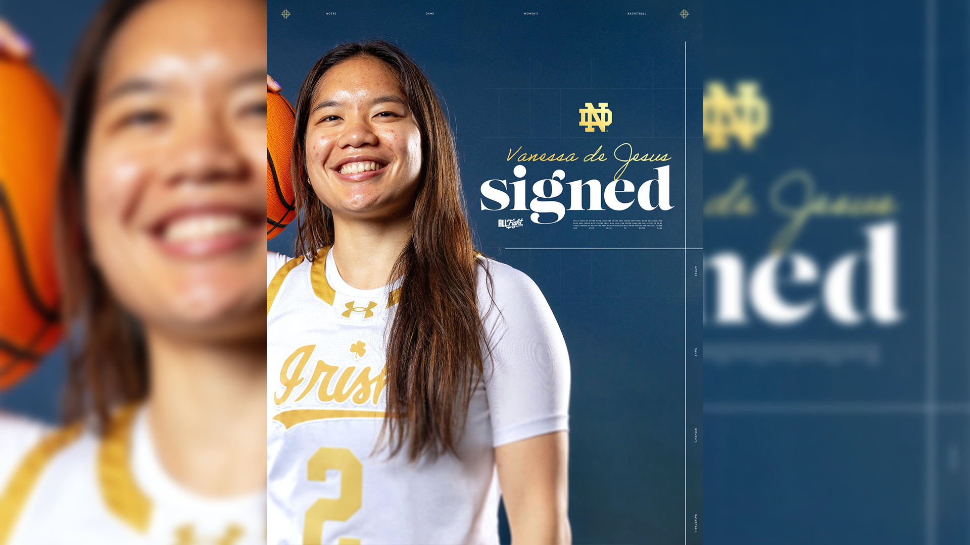 De Jesus Joins Notre Dame For Graduate Season De Jesus Joins Notre Dame For Graduate Season