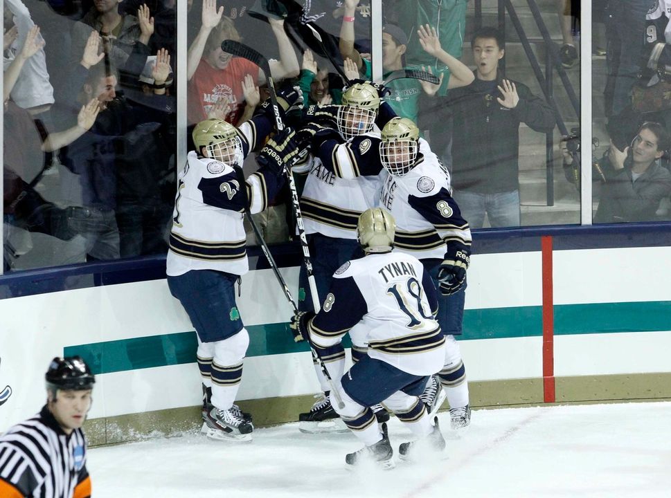 Notre Dame hockey will appear twice on the NBC Sports Network during the 2011-12 season.