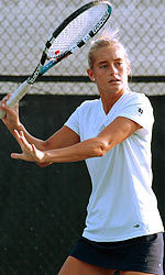 Thompsons Fall In National Indoors, Irish Go 8-4 In Midwest Blast Sophomore Brook Buck, nationally-ranked in both singles and doubles, prevailed in both of her matches on Friday.