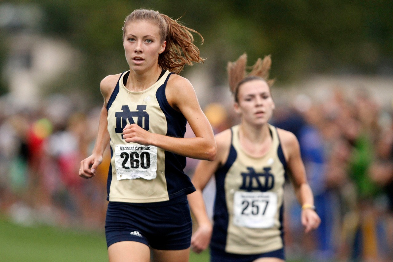 Irish Men’s And Women’s Teams Sweep National Catholic Championship Crowns Senior Kelly Curran finished third of 227 runners.
